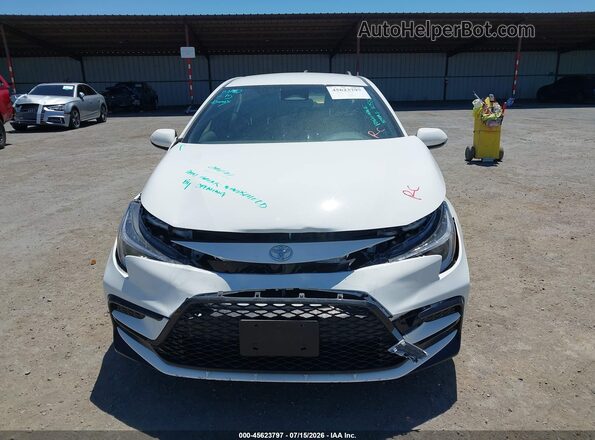 JTDS4MCEXSJ108411 2025 TOYOTA COROLLA White უკანა სალონის ხედი