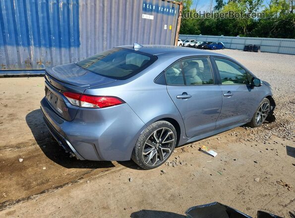 JTDS4RCE0LJ006646 2020 TOYOTA COROLLA Blue Trasero derecho