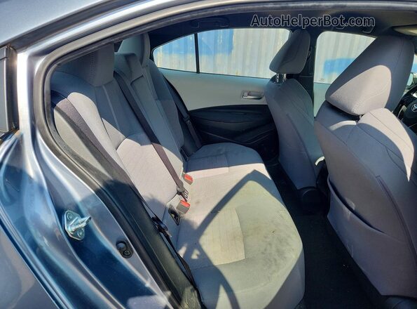JTDS4RCE0LJ006646 2020 TOYOTA COROLLA Blue Vista de los asientos traseros