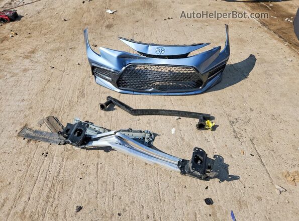JTDS4RCE0LJ006646 2020 TOYOTA COROLLA Blue Vista del compartimento del motor