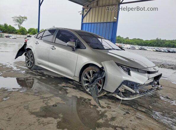 JTDS4RCE0LJ027352 2020 TOYOTA COROLLA Silver Front right