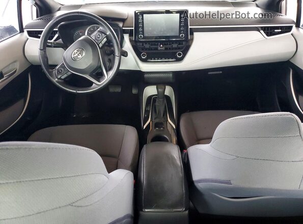 JTDS4RCE0LJ027352 2020 TOYOTA COROLLA Silver Dashboard view
