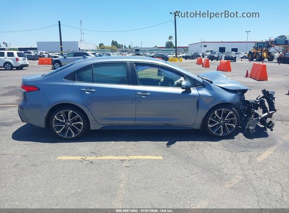 JTDS4RCE0LJ048007 2020 TOYOTA COROLLA Light Blue Vista interior trasera