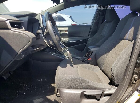 JTDS4RCE1LJ019177 2020 TOYOTA COROLLA Black Front interior view