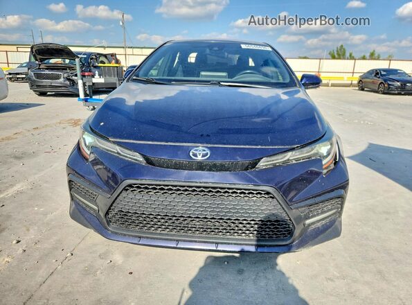JTDS4RCE2LJ002341 2020 TOYOTA COROLLA Blue Vista frontal