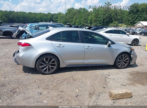 JTDS4RCE2LJ010245 2020 TOYOTA COROLLA Серебряный Вид задней части салона