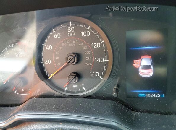 JTDS4RCE2LJ010374 2020 TOYOTA COROLLA Silver Instrument cluster view