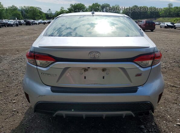 JTDS4RCE2LJ010374 2020 TOYOTA COROLLA Silver Rear view