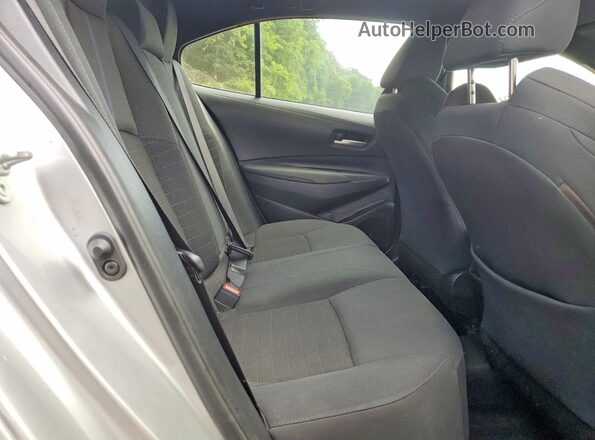 JTDS4RCE2LJ010374 2020 TOYOTA COROLLA Silver Rear seats view