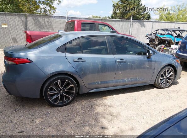 JTDS4RCE2LJ014344 2020 TOYOTA COROLLA Light Blue Widok wnętrza z tyłu