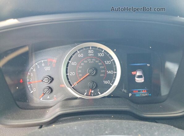 JTDS4RCE2LJ039986 2020 TOYOTA COROLLA White Instrument cluster view