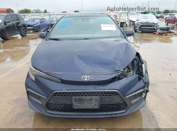 JTDS4RCE3LJ000467 2020 TOYOTA COROLLA Blue Սալոնի հետևի տեսք