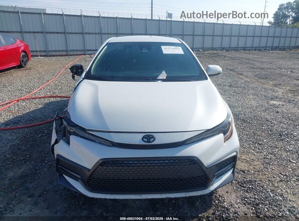JTDS4RCE3LJ001828 2020 TOYOTA COROLLA White ხელსაწყოთა პანელის ხედი