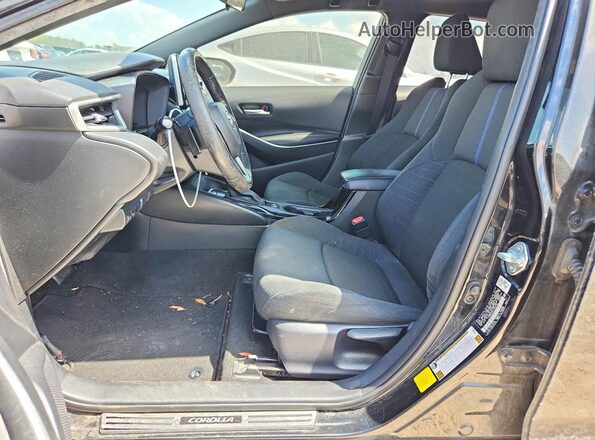 JTDS4RCE3LJ002784 2020 TOYOTA COROLLA Black წინა სალონის ხედი