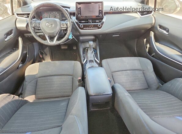 JTDS4RCE3LJ002784 2020 TOYOTA COROLLA Black წინა პანელის ხედი