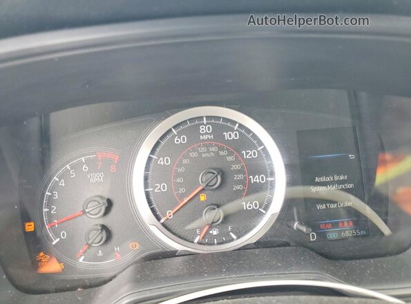 JTDS4RCE3LJ022453 2020 TOYOTA COROLLA Blue Vista del cuadro de instrumentos