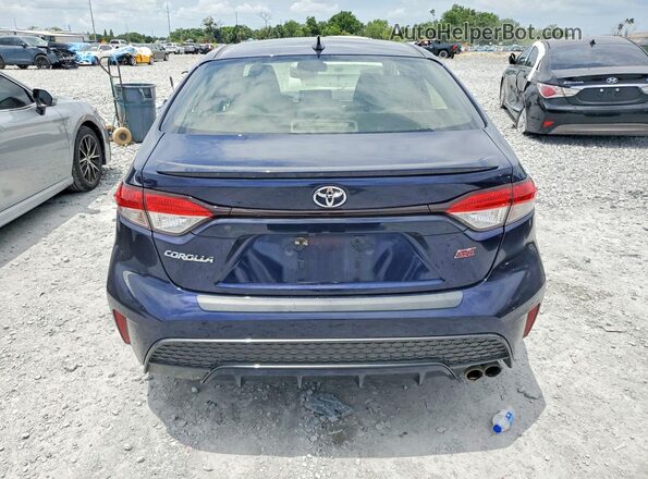 JTDS4RCE3LJ022453 2020 TOYOTA COROLLA Blue Vista trasera