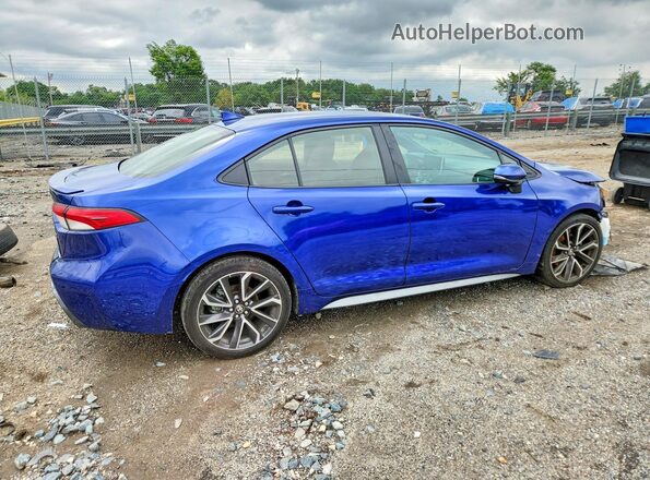 JTDS4RCE3LJ040354 2020 TOYOTA COROLLA Blue Задня права чверть