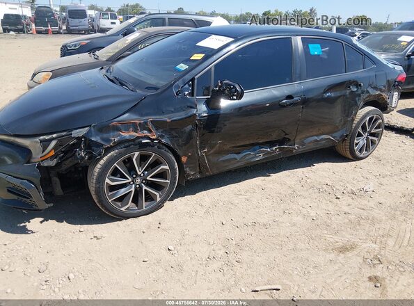 JTDS4RCE5LJ006514 2020 TOYOTA COROLLA Black Front view