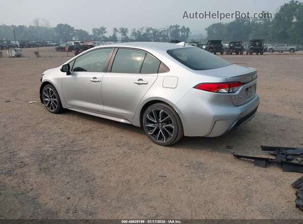 JTDS4RCE5LJ021448 2020 TOYOTA COROLLA Silver Հետևի ձախ