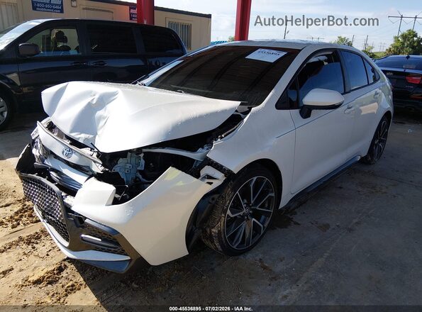 JTDS4RCE5LJ041778 2020 TOYOTA COROLLA White წინა მარცხენა ხედი სამი მეოთხედიდან