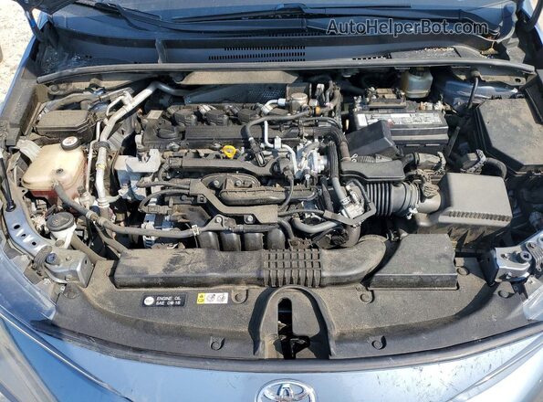 JTDS4RCE7LJ025548 2020 TOYOTA COROLLA Blue უკანა სალონის ხედი
