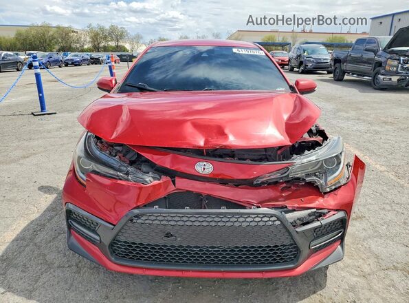 JTDS4RCE7LJ053141 2020 TOYOTA COROLLA Red Front view