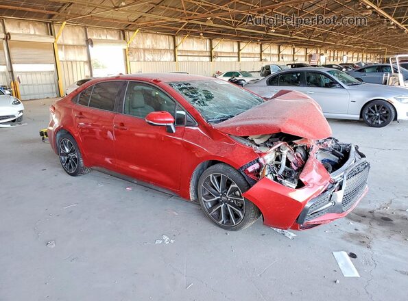 JTDS4RCE8LJ038177 2020 TOYOTA COROLLA Burgundy Przód prawy