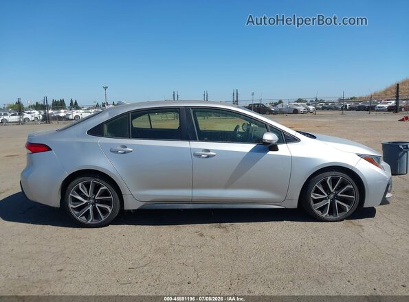 JTDS4RCE9LJ037295 2020 TOYOTA COROLLA Silver Vista interior trasera