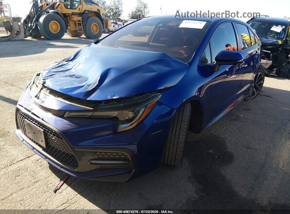 JTDS4RCEXLJ007710 2020 TOYOTA COROLLA Blue Front left