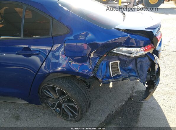 JTDS4RCEXLJ007710 2020 TOYOTA COROLLA Blue Front view