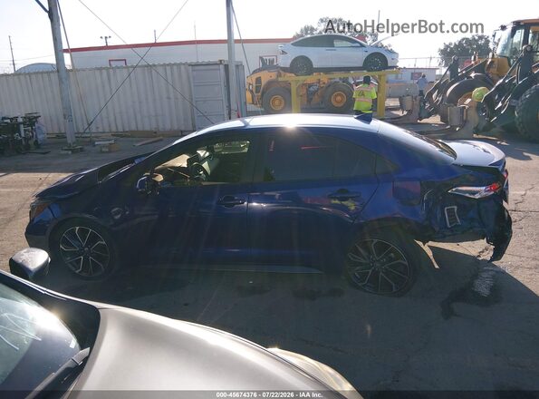 JTDS4RCEXLJ007710 2020 TOYOTA COROLLA Blue 360 interior view