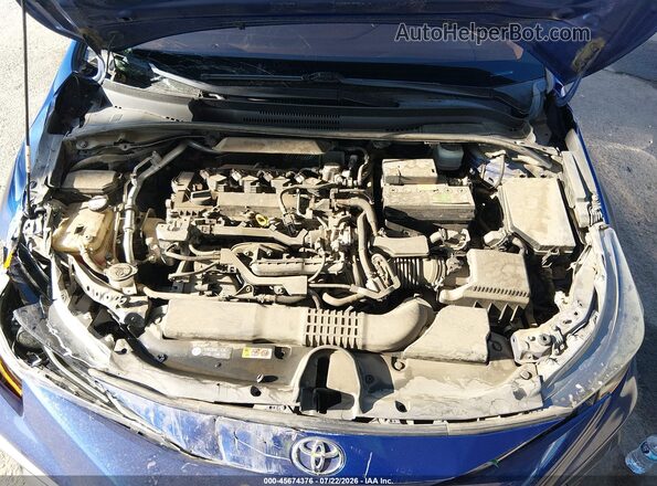 JTDS4RCEXLJ007710 2020 TOYOTA COROLLA Blue Rear view