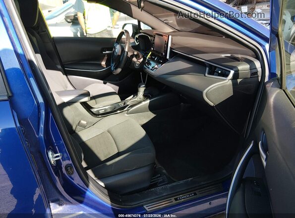 JTDS4RCEXLJ007710 2020 TOYOTA COROLLA Blue Front interior view