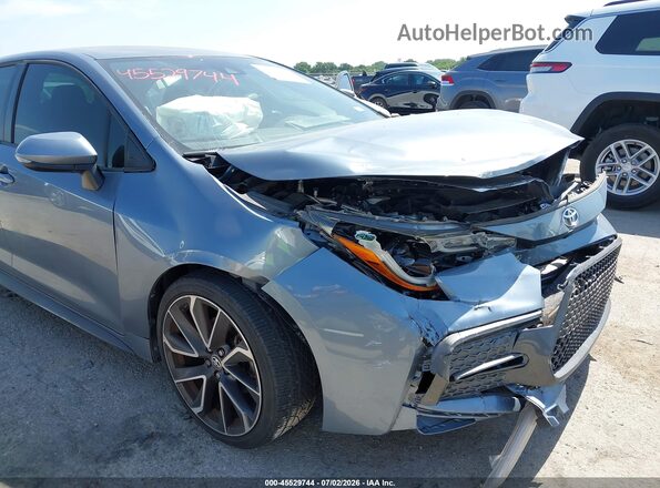 JTDS4RCEXLJ008100 2020 TOYOTA COROLLA Blue Vista frontal