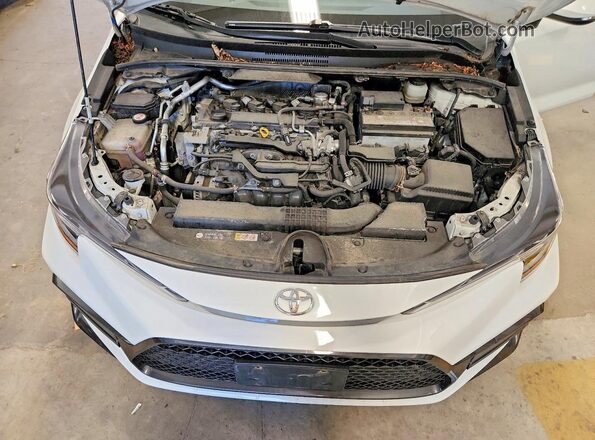 JTDS4RCEXLJ022675 2020 TOYOTA COROLLA White ძრავის განყოფილების ხედი