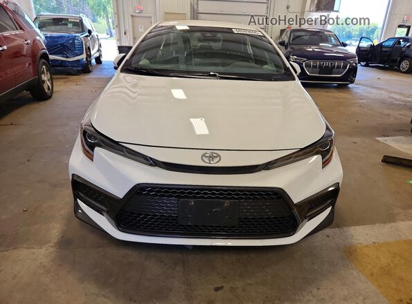 JTDS4RCEXLJ022675 2020 TOYOTA COROLLA White წინა ხედი