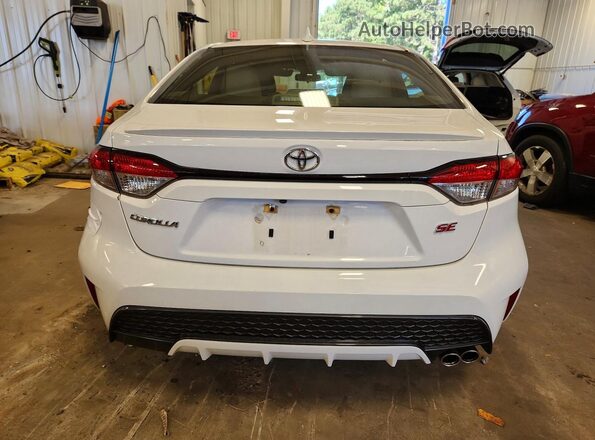 JTDS4RCEXLJ022675 2020 TOYOTA COROLLA White უკანა ხედი