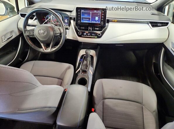 JTDS4RCEXLJ022675 2020 TOYOTA COROLLA White წინა პანელის ხედი