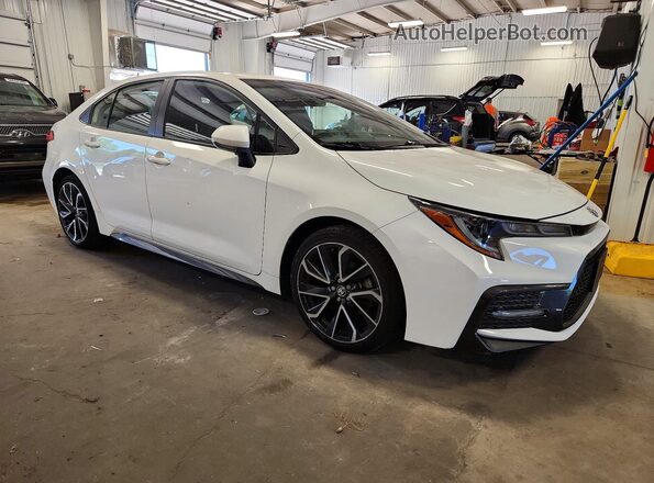 JTDS4RCEXLJ022675 2020 TOYOTA COROLLA White წინა მარჯვენა