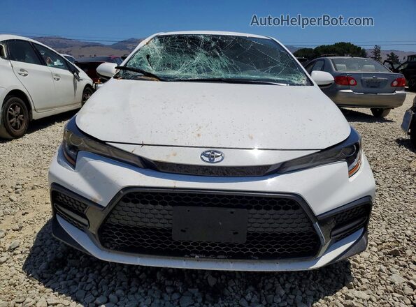 JTDS4RCEXLJ028766 2020 TOYOTA COROLLA White Դիմացի տեսք