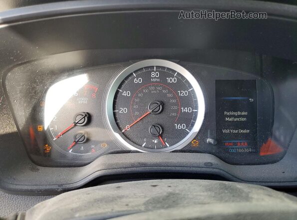 JTDS4RCEXLJ030128 2020 TOYOTA COROLLA Blue Вид щитка приладів