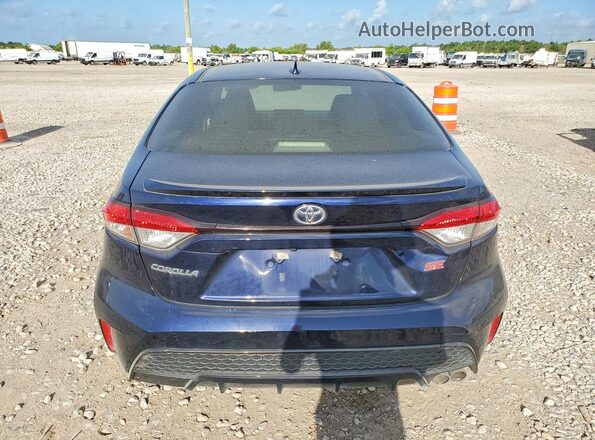JTDS4RCEXLJ030128 2020 TOYOTA COROLLA Blue Вид ззаду