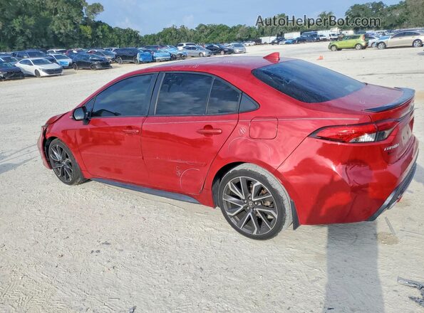 JTDT4MCE1MJ057968 2021 TOYOTA COROLLA Red Tył lewy