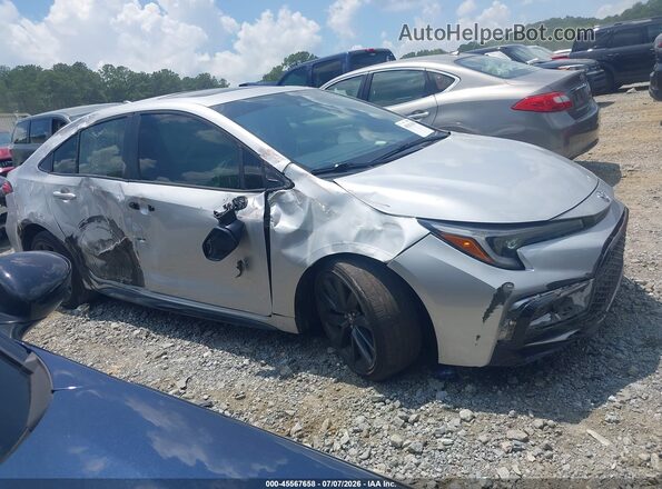 JTDT4MCE2PJ103280 2023 TOYOTA COROLLA Silver უკანა სალონის ხედი