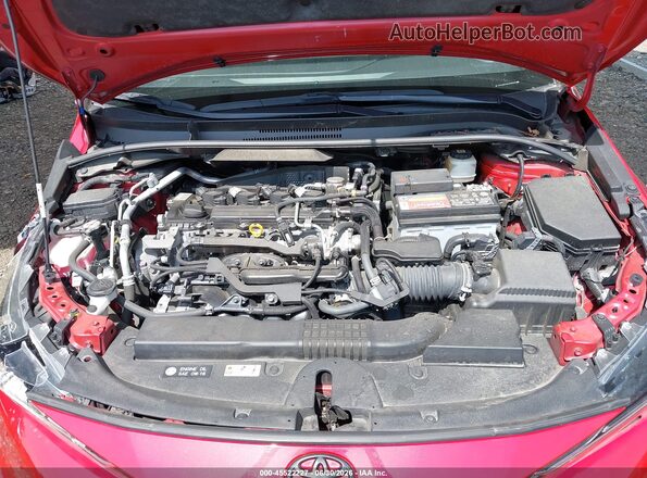 JTDT4MCE6MJ066018 2021 TOYOTA COROLLA Red Widok z tyłu