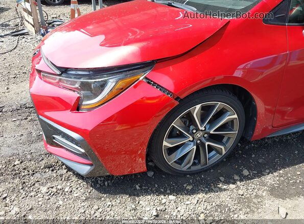 JTDT4MCE6MJ066018 2021 TOYOTA COROLLA Red 