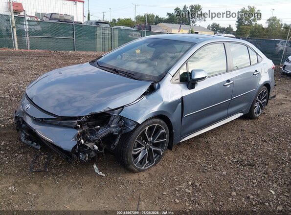 JTDT4MCE7NJ090880 2022 TOYOTA COROLLA Gray Առջևի ձախ երեք քառորդ տեսարան