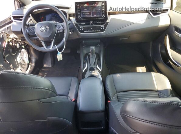 JTDT4RCE0LJ043166 2020 TOYOTA COROLLA Blue Dashboard view