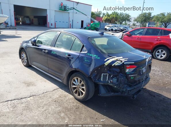 JTDVPMAE9MJ119488 2021 TOYOTA COROLLA Dark Blue Trasero izquierdo
